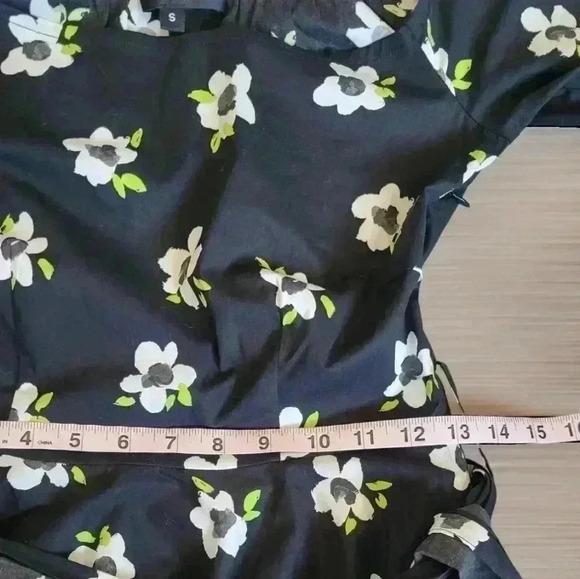 CAROLINE CONSTAS GISELE mini DRESS IN BLACK & WHITE size small - Picture 10 of 12